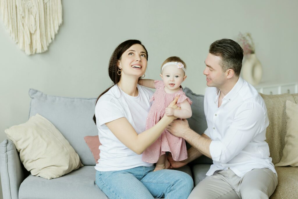photo shows family bonds