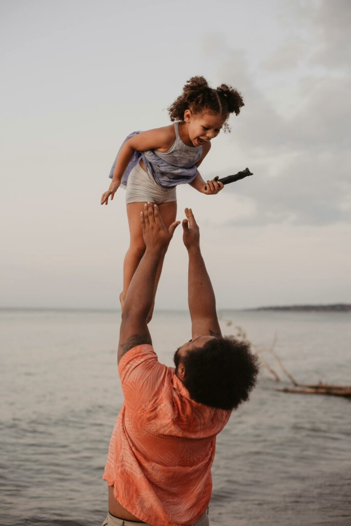 photo of father and daughter shows family relationships