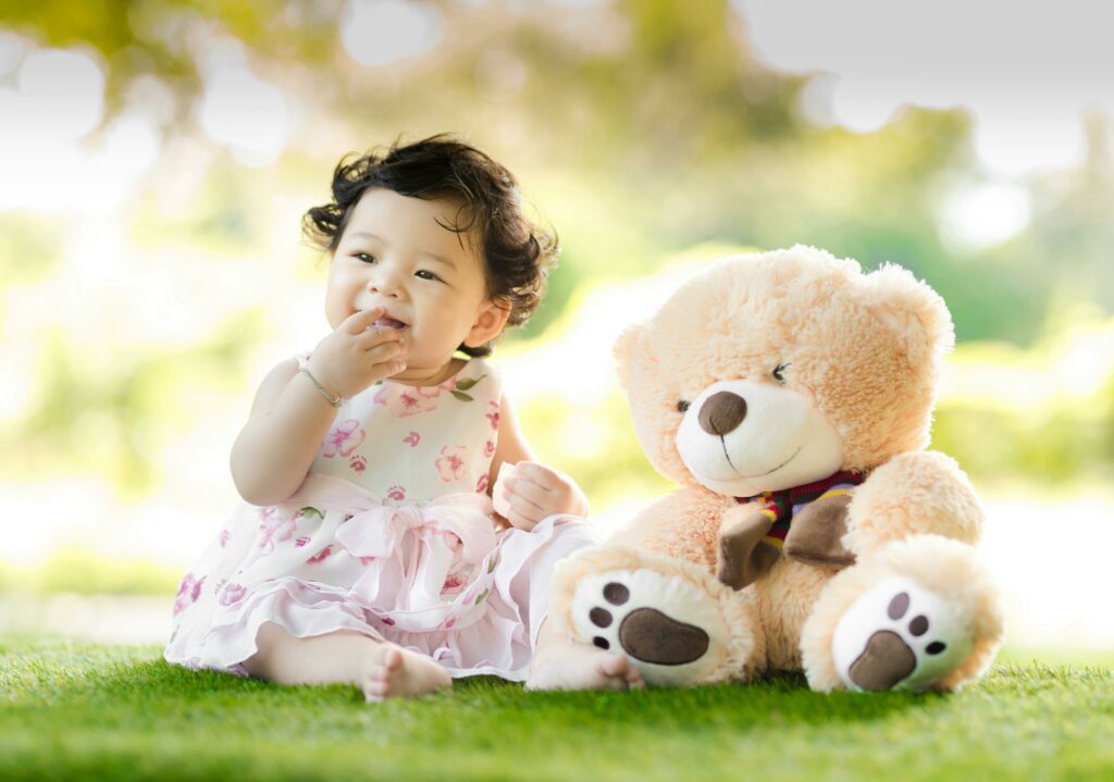 photo shows a happy childhood