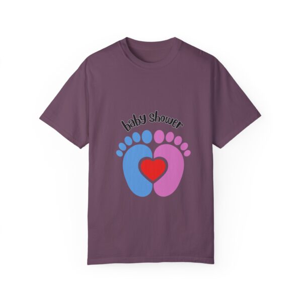 "Baby Shower" Unisex Garment-Dyed T-shirt - Image 2